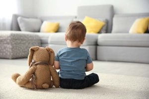 child begins autism treatment program